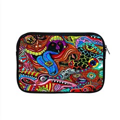 Psychedelic Trippy Hippie  Weird Art Apple Macbook Pro 15  Zipper Case by Sarkoni