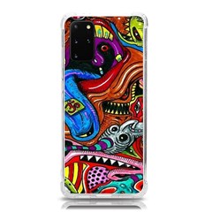 Psychedelic Trippy Hippie  Weird Art Samsung Galaxy S20plus 6 7 Inch Tpu Uv Case by Sarkoni