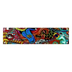 Psychedelic Trippy Hippie  Weird Art Banner And Sign 4  X 1  by Sarkoni