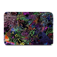 Trippy Dark Psychedelic Plate Mats by Sarkoni