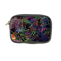 Trippy Dark Psychedelic Coin Purse by Sarkoni