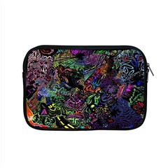 Trippy Dark Psychedelic Apple Macbook Pro 15  Zipper Case by Sarkoni