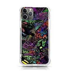 Trippy Dark Psychedelic Iphone 11 Pro 5 8 Inch Tpu Uv Print Case by Sarkoni