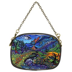 Psychedelic Landscape Chain Purse (Two Sides)