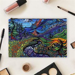 Psychedelic Landscape Cosmetic Bag (Large)