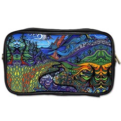 Psychedelic Landscape Toiletries Bag (One Side)