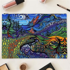 Psychedelic Landscape Cosmetic Bag (XXL)