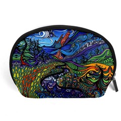 Psychedelic Landscape Accessory Pouch (Large)