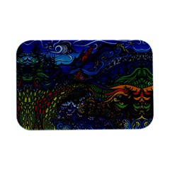 Psychedelic Landscape Open Lid Metal Box (silver)   by Sarkoni