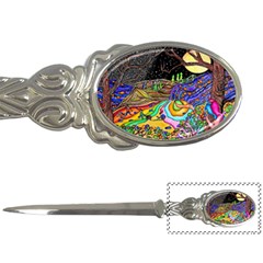 Nature Moon Psychedelic Painting Letter Opener by Sarkoni