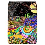 Nature Moon Psychedelic Painting Removable Flap Cover (L) Front