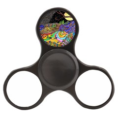 Nature Moon Psychedelic Painting Finger Spinner by Sarkoni