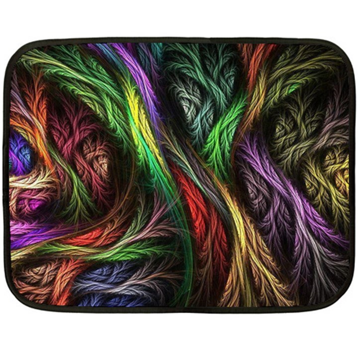 Abstract Psychedelic Two Sides Fleece Blanket (Mini)