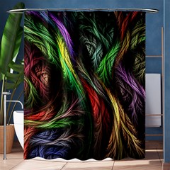 Abstract Psychedelic Shower Curtain 60  X 72  (medium)  by Sarkoni