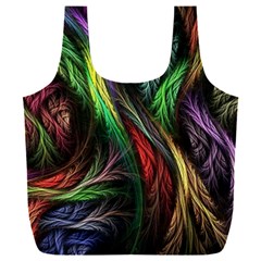 Abstract Psychedelic Full Print Recycle Bag (xxl) by Sarkoni