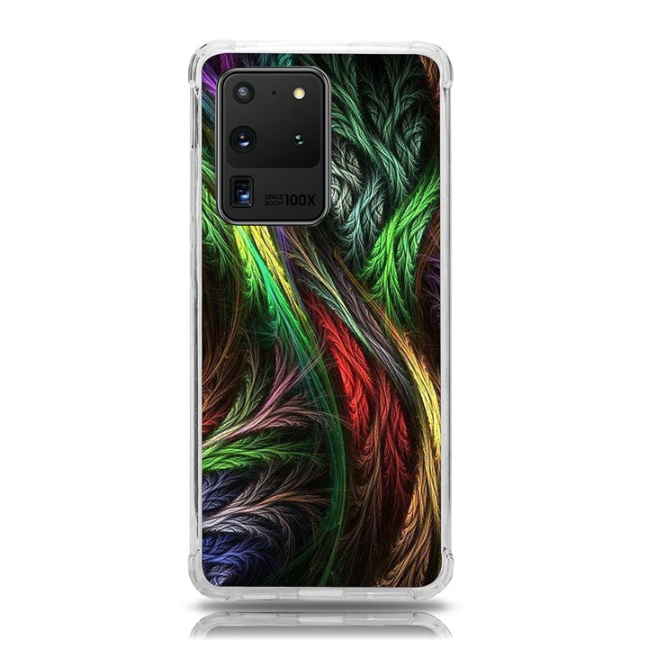 Abstract Psychedelic Samsung Galaxy S20 Ultra 6.9 Inch TPU UV Case