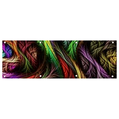 Abstract Psychedelic Banner And Sign 9  X 3  by Sarkoni