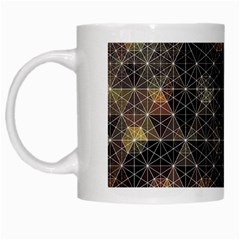 Abstract Psychedelic Geometry Andy Gilmore Sacred White Mug by Sarkoni