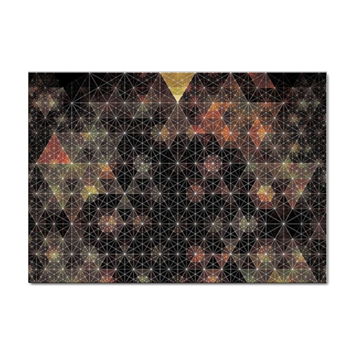 Abstract Psychedelic Geometry Andy Gilmore Sacred Sticker A4 (100 pack)