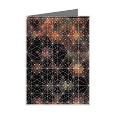 Abstract Psychedelic Geometry Andy Gilmore Sacred Mini Greeting Card