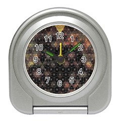 Abstract Psychedelic Geometry Andy Gilmore Sacred Travel Alarm Clock by Sarkoni