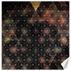 Abstract Psychedelic Geometry Andy Gilmore Sacred Canvas 20  X 20  by Sarkoni