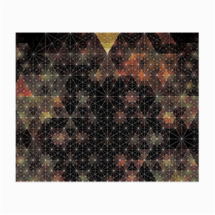 Abstract Psychedelic Geometry Andy Gilmore Sacred Small Glasses Cloth (2 Sides)