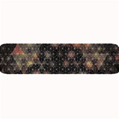 Abstract Psychedelic Geometry Andy Gilmore Sacred Large Bar Mat by Sarkoni