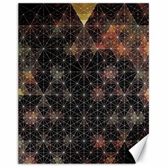 Abstract Psychedelic Geometry Andy Gilmore Sacred Canvas 11  X 14  by Sarkoni