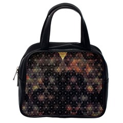 Abstract Psychedelic Geometry Andy Gilmore Sacred Classic Handbag (one Side) by Sarkoni