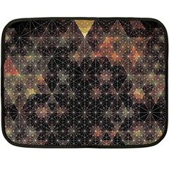 Abstract Psychedelic Geometry Andy Gilmore Sacred Fleece Blanket (mini) by Sarkoni