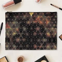 Abstract Psychedelic Geometry Andy Gilmore Sacred Cosmetic Bag (xl) by Sarkoni