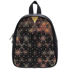 Abstract Psychedelic Geometry Andy Gilmore Sacred School Bag (small) by Sarkoni