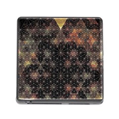 Abstract Psychedelic Geometry Andy Gilmore Sacred Memory Card Reader (square 5 Slot) by Sarkoni