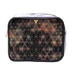 Abstract Psychedelic Geometry Andy Gilmore Sacred Mini Toiletries Bag (one Side) by Sarkoni