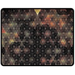 Abstract Psychedelic Geometry Andy Gilmore Sacred Fleece Blanket (medium) by Sarkoni