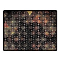 Abstract Psychedelic Geometry Andy Gilmore Sacred Two Sides Fleece Blanket (small) by Sarkoni