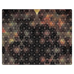 Abstract Psychedelic Geometry Andy Gilmore Sacred Two Sides Premium Plush Fleece Blanket (medium) by Sarkoni