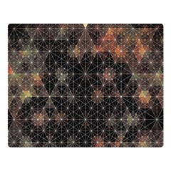 Abstract Psychedelic Geometry Andy Gilmore Sacred Two Sides Premium Plush Fleece Blanket (large) by Sarkoni