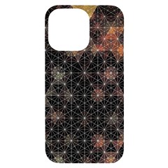 Abstract Psychedelic Geometry Andy Gilmore Sacred Iphone 14 Pro Max Black Uv Print Case by Sarkoni