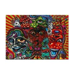 Somewhere Near Oblivion Nightmares Acid Colors Psychedelic Sticker A4 (100 Pack) by Sarkoni