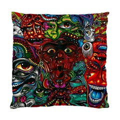 Somewhere Near Oblivion Nightmares Acid Colors Psychedelic Standard Cushion Case (one Side) by Sarkoni