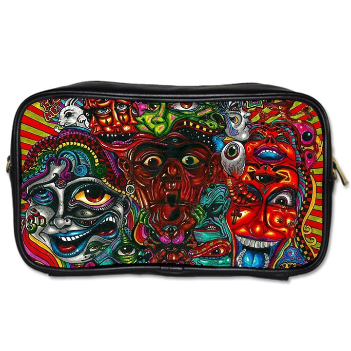 Somewhere Near Oblivion Nightmares Acid Colors Psychedelic Toiletries Bag (One Side)