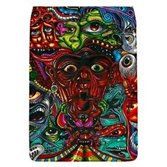 Somewhere Near Oblivion Nightmares Acid Colors Psychedelic Removable Flap Cover (l) by Sarkoni