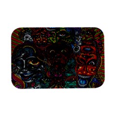 Somewhere Near Oblivion Nightmares Acid Colors Psychedelic Open Lid Metal Box (silver)   by Sarkoni