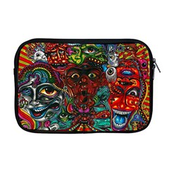 Somewhere Near Oblivion Nightmares Acid Colors Psychedelic Apple Macbook Pro 17  Zipper Case by Sarkoni