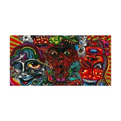 Somewhere Near Oblivion Nightmares Acid Colors Psychedelic Yoga Headband by Sarkoni