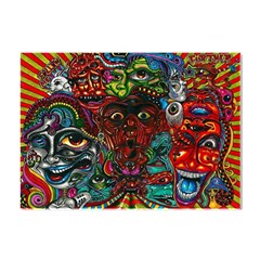 Somewhere Near Oblivion Nightmares Acid Colors Psychedelic Crystal Sticker (a4) by Sarkoni