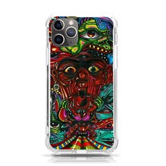 Somewhere Near Oblivion Nightmares Acid Colors Psychedelic Iphone 11 Pro 5 8 Inch Tpu Uv Print Case by Sarkoni