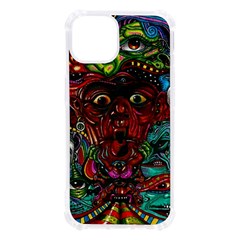 Somewhere Near Oblivion Nightmares Acid Colors Psychedelic Iphone 13 Tpu Uv Print Case by Sarkoni